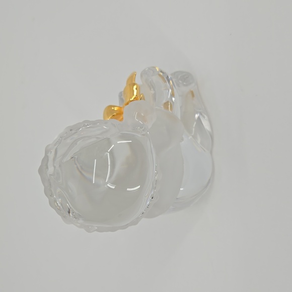 Disney Lenox Crystal & Gold Figure Pooh from Winnie the Pooh Rare Xmas special - Picture 7 of 13